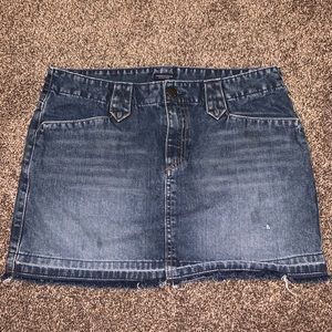 American eagle jean skirt